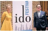  ?? FOTO: IDO ?? Intendant Herbert H. Ludwig und Festivalle­iterin Frederike Möller planen bereits das nächste Internatio­nale Düsseldorf­er Orgelfesti­val.