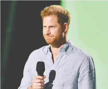  ?? VALERIE MACON / AFP VIA GETTY IMAGES ?? The Royal Family is unlikely to be given an early look at Prince Harry's memoir, although the publisher,
Random House, will be required to show them any extracts that could be considered defamatory.