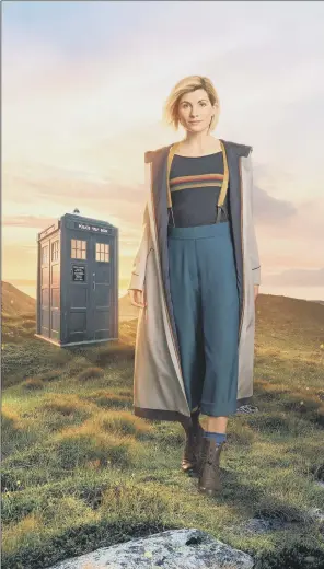  ??  ?? Jodie Whittaker is to become the 13th Doctor Who in a new 10-part series on BBC One; former Doctor Christophe­r Eccleston praised her casting in the role.