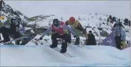  ?? (Photo R.L.) ?? Une dernière compétitio­n sur un snowpark qui porte son nom.