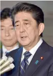  ??  ?? Shinzo Abe