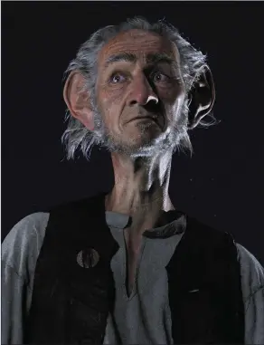  ??  ?? Mark Rylance as the BFG.