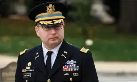  ?? Photograph: Mandel Ngan/AFP/Getty Images ?? Lt Col Alexander Vindman arrives at the US Capitol in Washington DC, on 8 July.