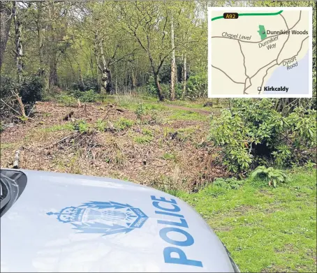  ?? Picture: David Wardle. ?? Scene of a “shocking” act: the area where the dog’s remains were found.