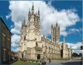  ??  ?? Canterbury Cathedral.