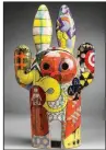  ?? (Courtesy Arkansas Arts Center) ?? Aaron Calvert’s Rocket Rabbit is a stoneware, underglaze and gold ceramic enamel work that has been selected to be part of the Arkansas Arts Center’s annual Delta Exhibition.