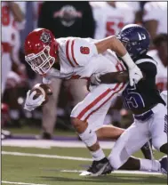  ?? (NWA Democrat-Gazette/Charlie Kaijo) ?? Fort Smith Northside’s Walker Catsavis has had a breakout season, including six catches for 95 yards against rival Southside.