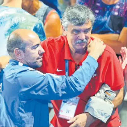  ?? ?? RATKO RUDIĆ Bivši izbornik s Hrvatskom je osvojio 10 medalja, a sada je na Svjetskom prvenstvu u Mađarskoj pratio što s reprezenta­cijom radi Ivica Tucak