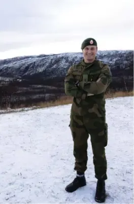  ?? TOBIAS WILLUMSTAD MYRLAND ?? – Jeg vil jobbe med mennesker og bli god på det, sier Jostein Sirevåg fra Sandnes. Han er nyutdannet offiser i Forsvaret.