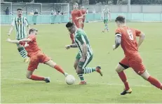  ?? PICTURE BY KATE SHEMILT KS190217-9 ?? Hat-trick hero Josh Clack torments Pagham - report above