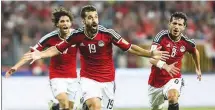  ??  ?? The Egyptian team occupies the 30th place globally, according to the classifica­tion of the FIFA