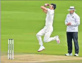  ?? GETTY ?? Anderson became the only fast bowler to grab 600 Test wickets in the series against Pakistan last August.