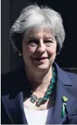  ?? AP ?? Prime Minister of the United Kingdom, Theresa May.