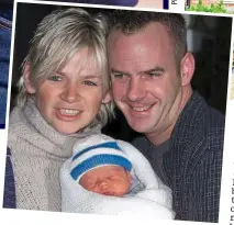  ??  ?? Family: Zoe, husband Norman and their son Woody in 2000