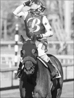  ?? BENOIT & ASSOCIATES ?? Faypien, winner of the Grade 2 Summertime Oaks in June, has been training at Los Alamitos for Saturday’s Beverly Lewis.