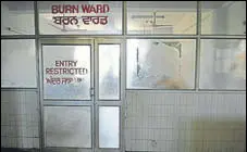  ?? PARDEEP PANDIT/HT ?? In June this year, the hospital authoritie­s had proposed a modern burn unit at an estimated cost of ₹1.5 crore.