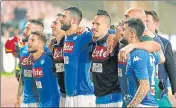  ??  ?? Napoli defeated Udinese 42 to keep Scudetto chances alive.REUTERS