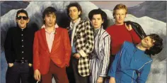  ??  ?? The Boomtown Rats.