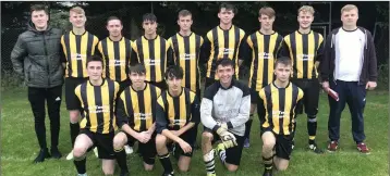 ??  ?? The Avonmore B team who lost out to Wicklow town B.
