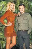  ??  ?? Non-stop drama: I’m a Celebrity’s Holly Willoughby with Dec; below, Strictly’s Graeme Swann and Oti Mabuse