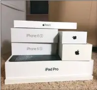  ??  ?? 蘋果產品的包裝盒。
(蘋果網站提供)