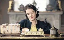  ?? Stuart Hendry Netflix ?? CLAIRE FOY received a nomination for playing a young Queen Elizabeth II in Netf lix’s “The Crown.” She won a Golden Globe for the role last season.