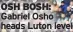  ?? ?? OSH BOSH: Gabriel Osho heads Luton level