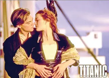  ??  ?? Winslet and DiCaprio in a scene from ‘Titanic’. — Courtesy of Paramount Pictures