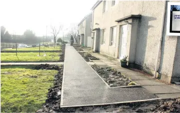  ??  ?? Knocked down Homes used as staff accommodat­ion and later by prisoners on cusp of release