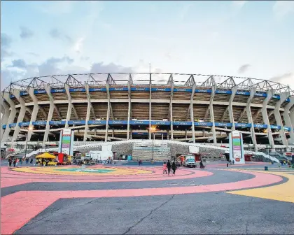  ?? Foto Jam Media ?? El Instituto del Deporte de la Ciudad de México reportó daños menores en el estadio Azteca