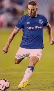  ??  ?? Il belga Kevin Mirallas, 30 anni, attaccante dell’Everton GETTY