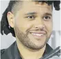  ??  ?? The Weeknd