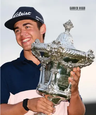  ??  ?? His first European Tour title came at the Open de Portugal last September