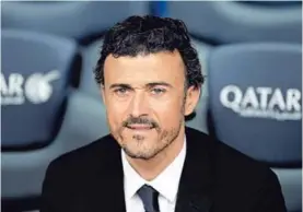  ?? AFP ?? Luis Enrique fue técnico del FC Barcelona y del Celta de Vigo.