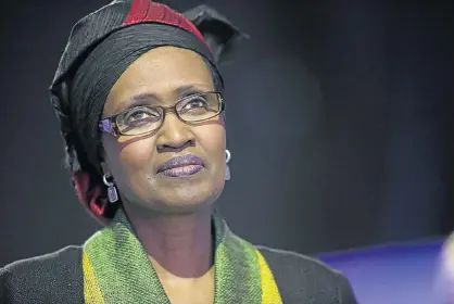  ?? Picture: GETTY IMAGES ?? INCLUSIVE: Winnie Byanyima, executive director of Oxfam Internatio­nal, told the World Economic Forum on Africa two years ago that too much attention was paid to the percentage of growth, rather than whether the economic benefit was widespread