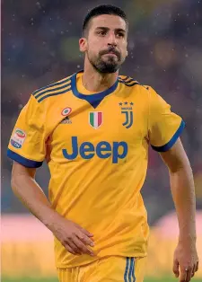  ?? REUTERS ?? Sami Khedira, 30 anni, la prima tripletta in carriera a Udine