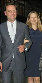  ??  ?? James Murdoch and wife Kathryn