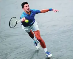  ?? AP ?? Djokovic busca su séptimo título en París-Berçy