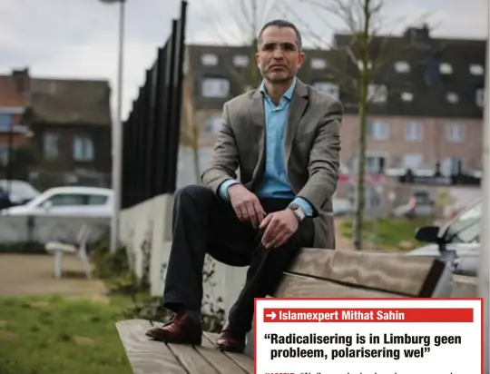  ?? FOTO SVEN DILLEN ?? Mithat Sahin is de enige Limburger die door de Moslimexec­utieve werd gevraagd om als islamexper­t op scholen te gaan spreken.