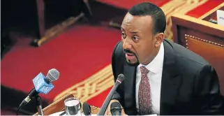  ?? /Reuters ?? Privatisin­g: Ethiopian Prime Minister Abiy Ahmed, who has set about shaking up an economy in which many state firms are poorly run by political appointees with links to the security services or the ruling coalition.