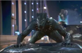  ?? MATT KENNEDY — MARVEL STUDIOS-DISNEY VIA AP ?? This image released by Disney shows a scene from Marvel Studios’ “Black Panther.”