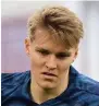  ??  ?? PRICE RISE Odegaard has impressed with the Gunners