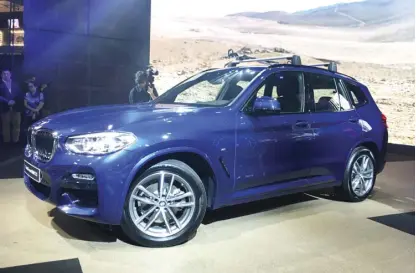  ??  ?? The all-new BMW X3 comes in two variants: xDrive20d xLine at P4,390,000 and xDrive20d M Sport at P4,590,000