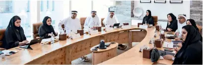  ?? Supplied photo ?? A meeting of the UAE Gender Balance Council discussed two initiative­s endorsed by the Cabinet recently. —