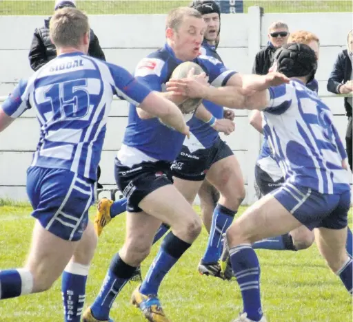 ??  ?? Sam Butterwort­h’s Mayfield side face a tough test in the Challenge Cup today when they meet an improved GB Police side