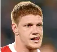  ??  ?? Dylan Napa is expected to be banned from the opening rounds of the NRL for his new club the Bulldogs.