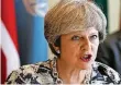  ?? FOTO: REUTERS ?? Theresa May – der Brexit entscheide­t auch über ihre Zukunft.