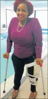  ?? Picture: BARBARA HOLLANDS ?? REARING TO GO : Benathi Dodosana is in good spirits Rehab