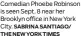  ?? SABRINA SANTIAGO/ THE NEW YORK TIMES ?? Comedian Phoebe Robinson is seen Sept. 8 near her Brooklyn office in New York City.