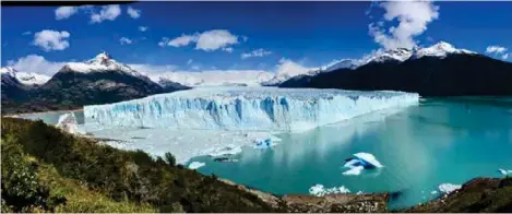  ??  ?? The terminus of Perito Moreno